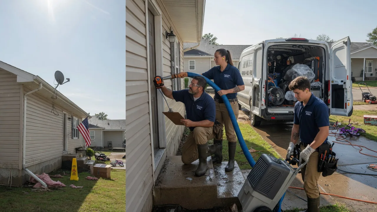 Ceiling Water Damage Restoration in Argyle, WI near me